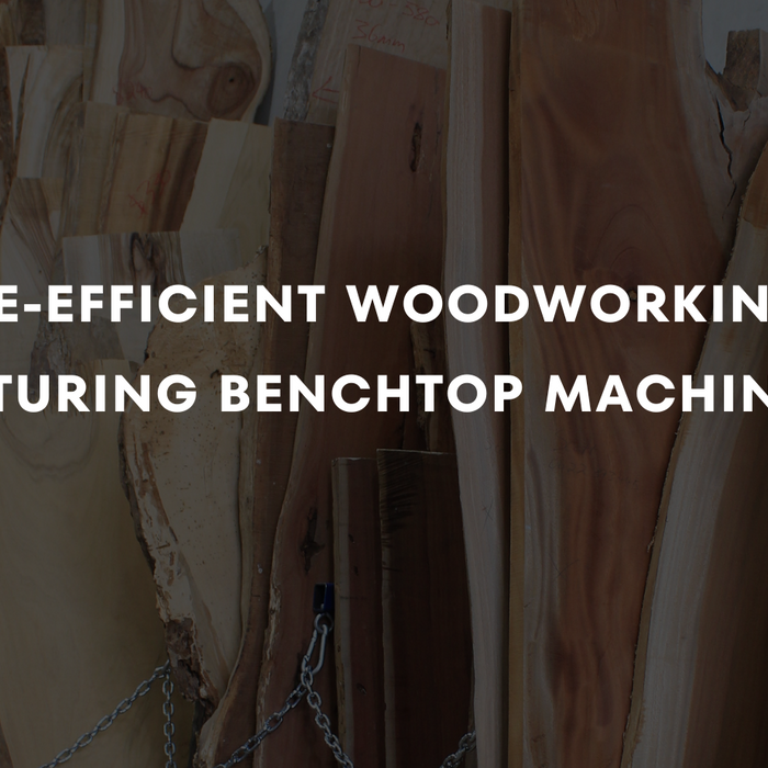 A space-efficient Woodworking Setup Featuring Benchtop Machinery