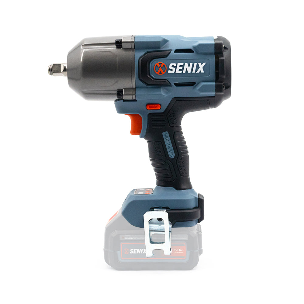 Senix X2 18V 1/2" 1000Nm Brushless Impact Wrench Skin