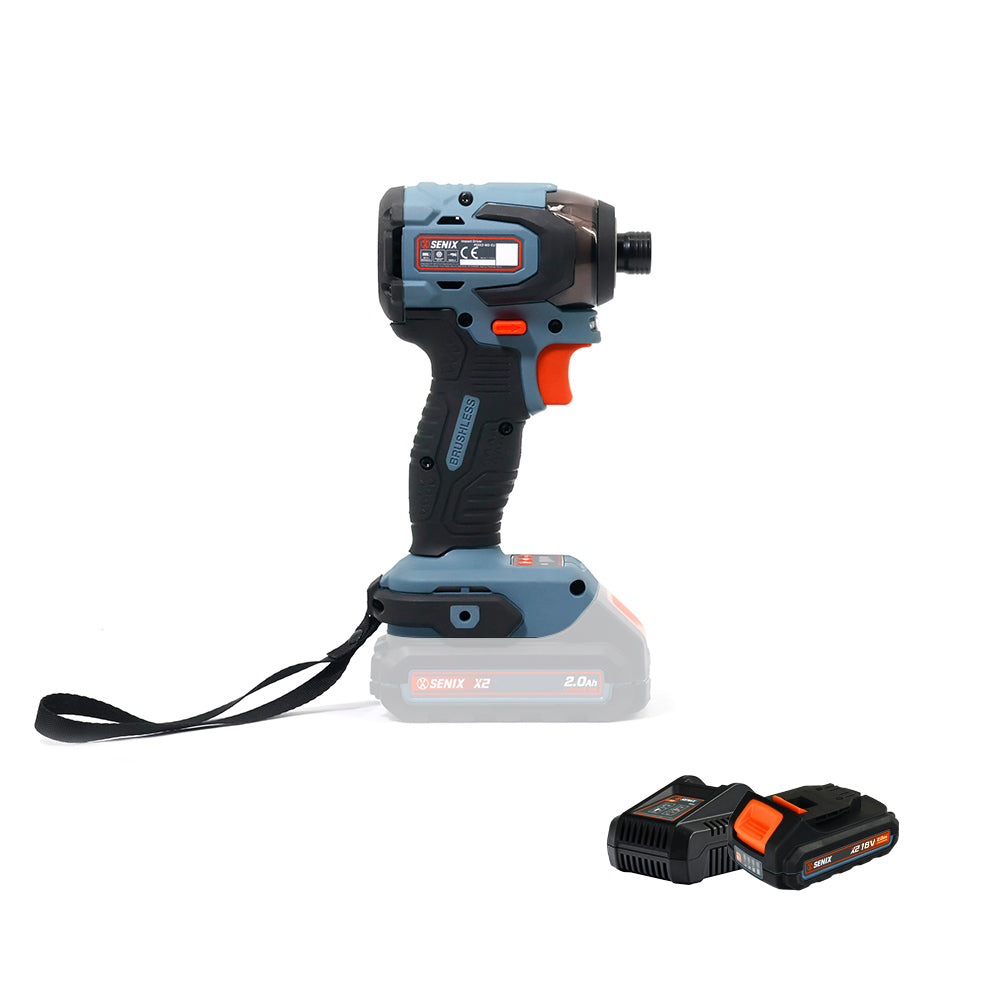 Senix X2 18V Brushless Impact Driver Kit