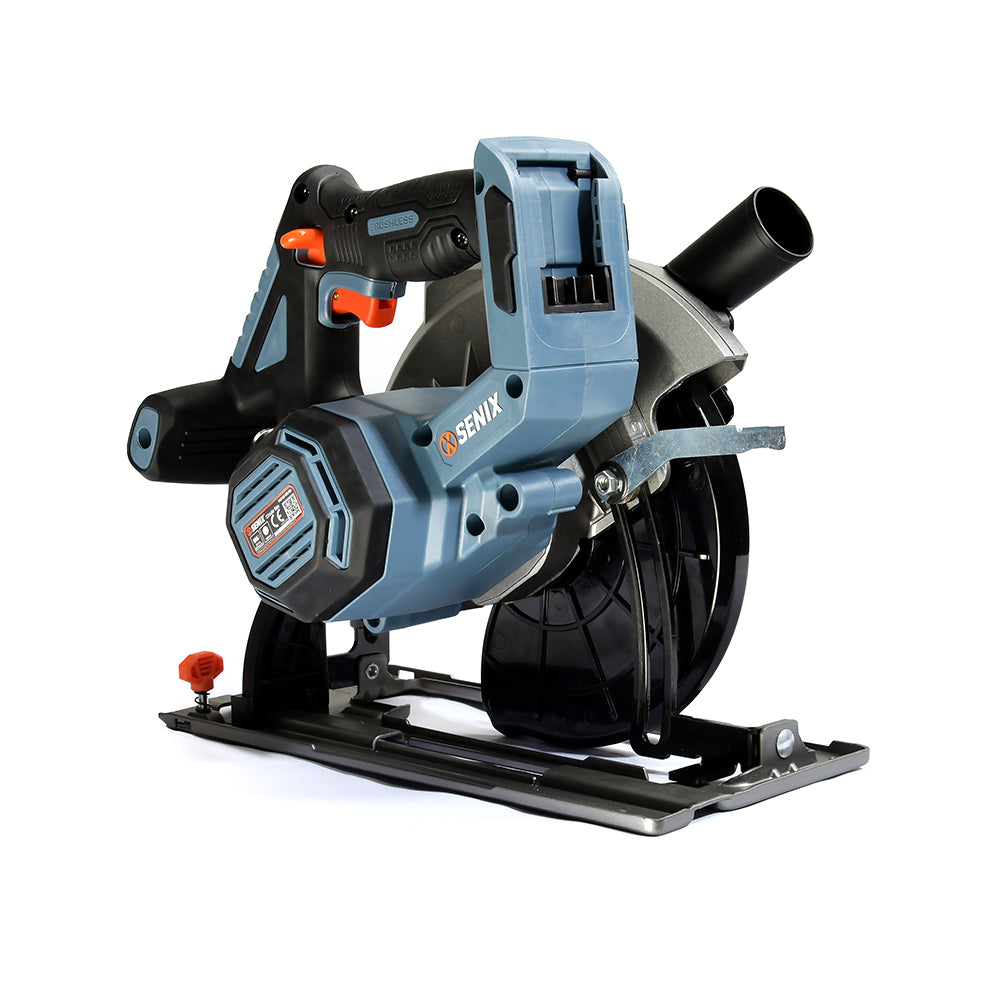 Senix X2 18V Brushless 184mm Circular Saw with Dust Extraction Guard Skin