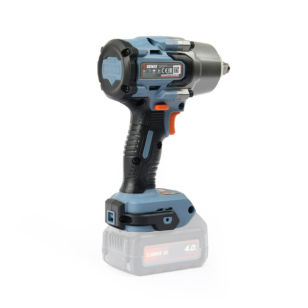 Senix X2 18V 1/2" 750Nm Brushless Impact Wrench Skin