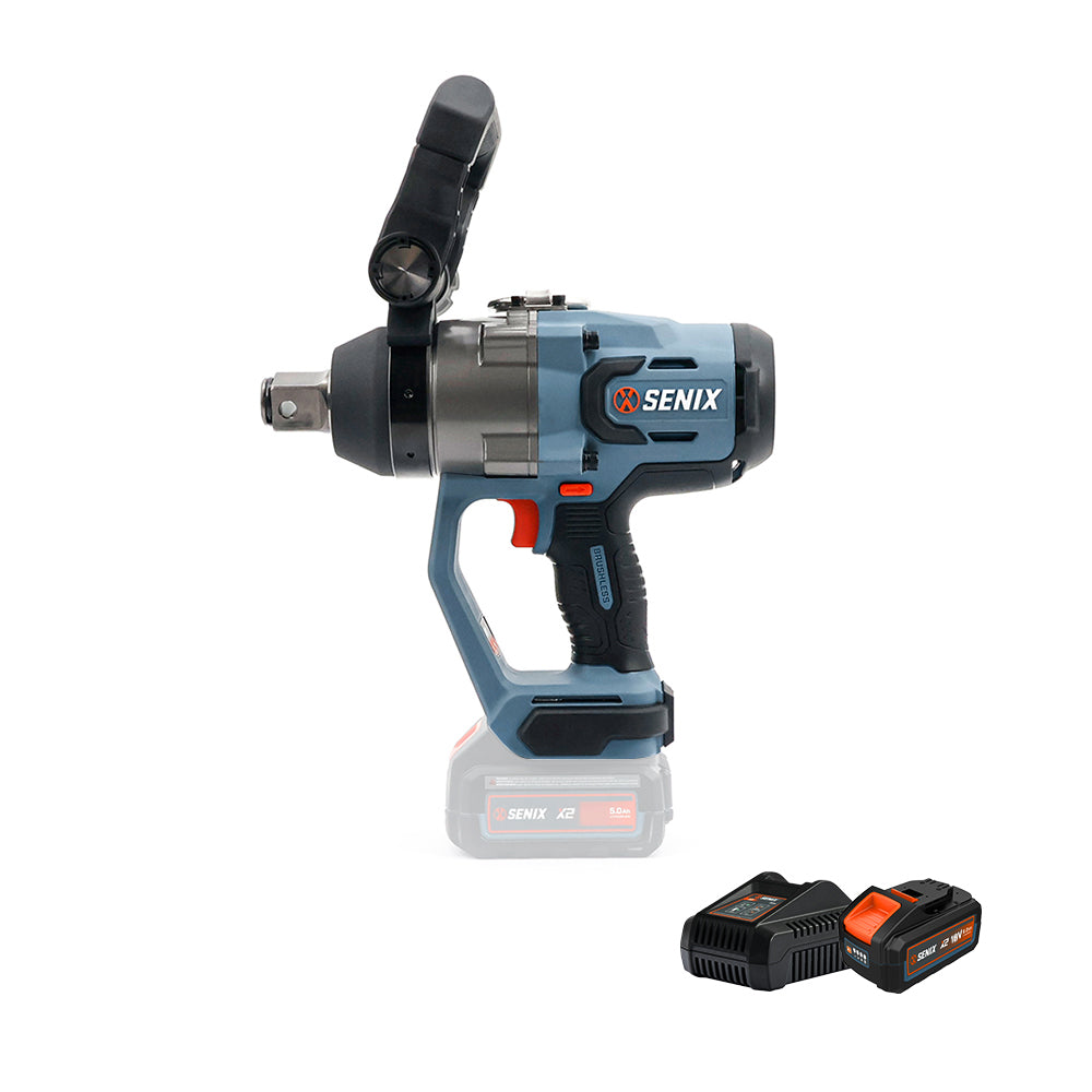 Senix X2 18V 1" 2000Nm Brushless Impact Wrench Kit