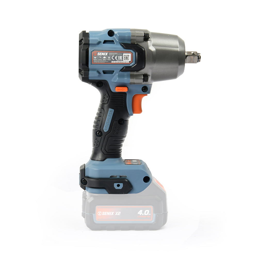 Senix X2 18V 1/2" 750Nm Brushless Impact Wrench Skin