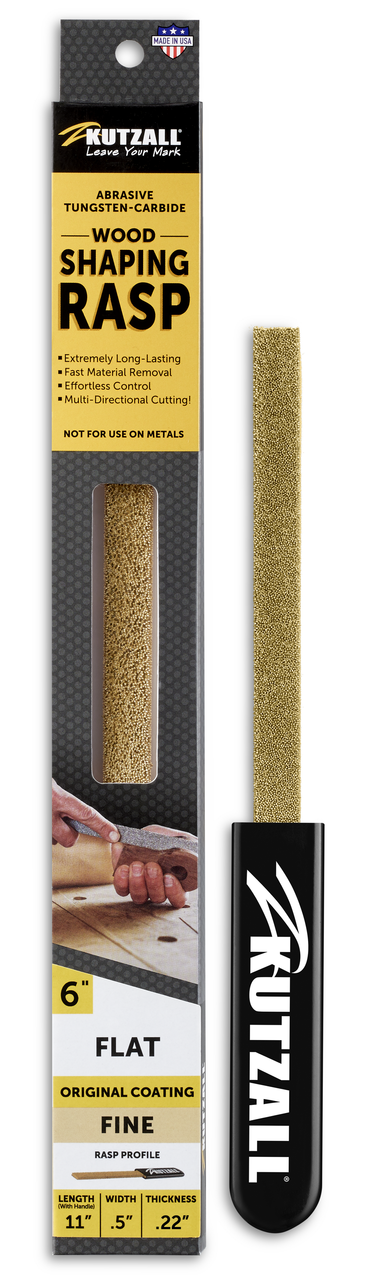 Kutzall 6"/150mm Flat Hand Rasp