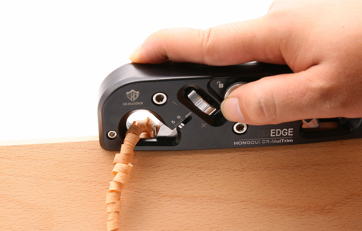 2 In 1 Chamfer & Roundover Edge Plane - Includes 3 Carbide Inserts - By Hongdui Tools