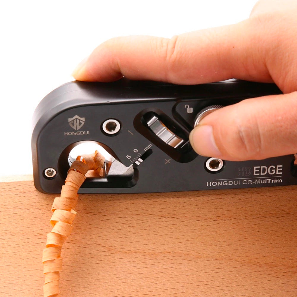 2 In 1 Chamfer & Roundover Edge Plane - Includes 3 Carbide Inserts - By Hongdui Tools