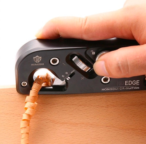 2 In 1 Chamfer & Roundover Edge Plane - Includes 3 Carbide Inserts - By Hongdui Tools