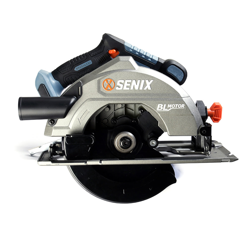 Senix X2 18V Brushless 184mm Circular Saw with Dust Extraction Guard Skin