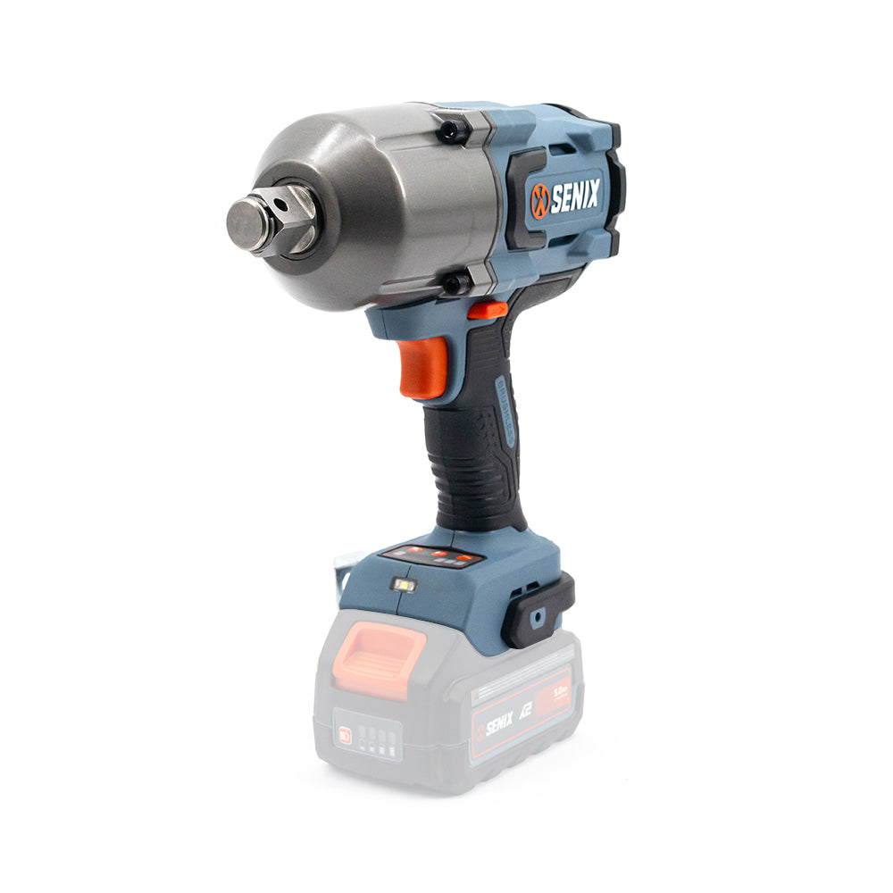 Senix X2 18V 3/4" 1500Nm Brushless Impact Wrench Skin