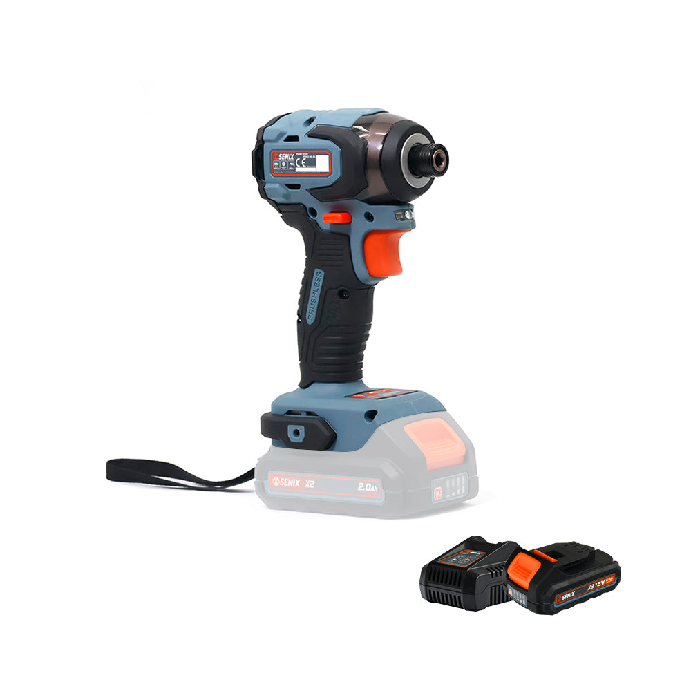 Senix X2 18V Brushless Impact Driver Kit
