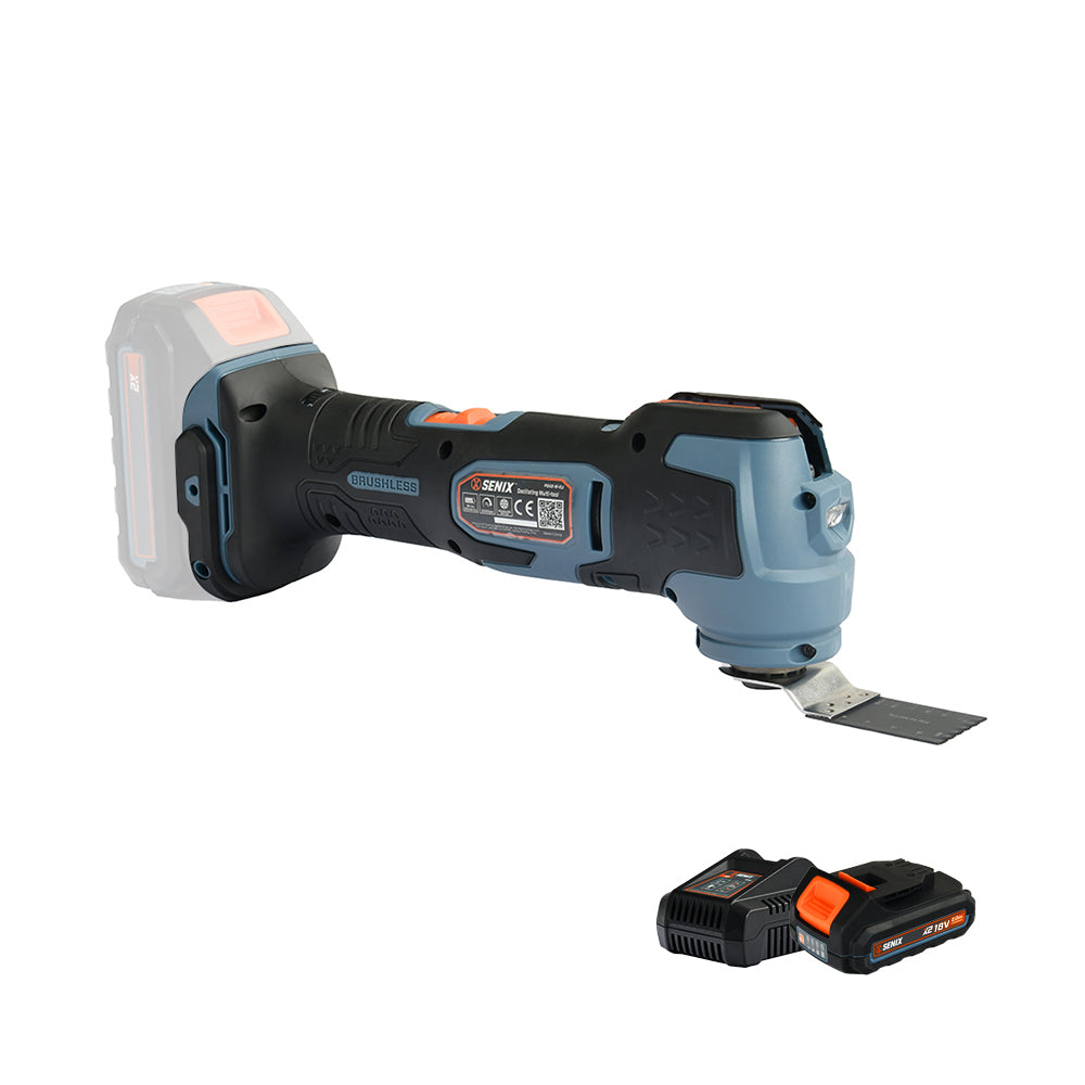 Senix X2 18V Oscillating Multi-Tool Kit