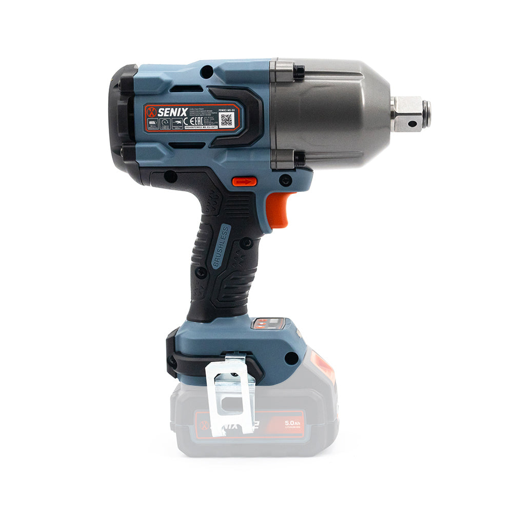 Senix X2 18V 3/4" 1500Nm Brushless Impact Wrench Skin