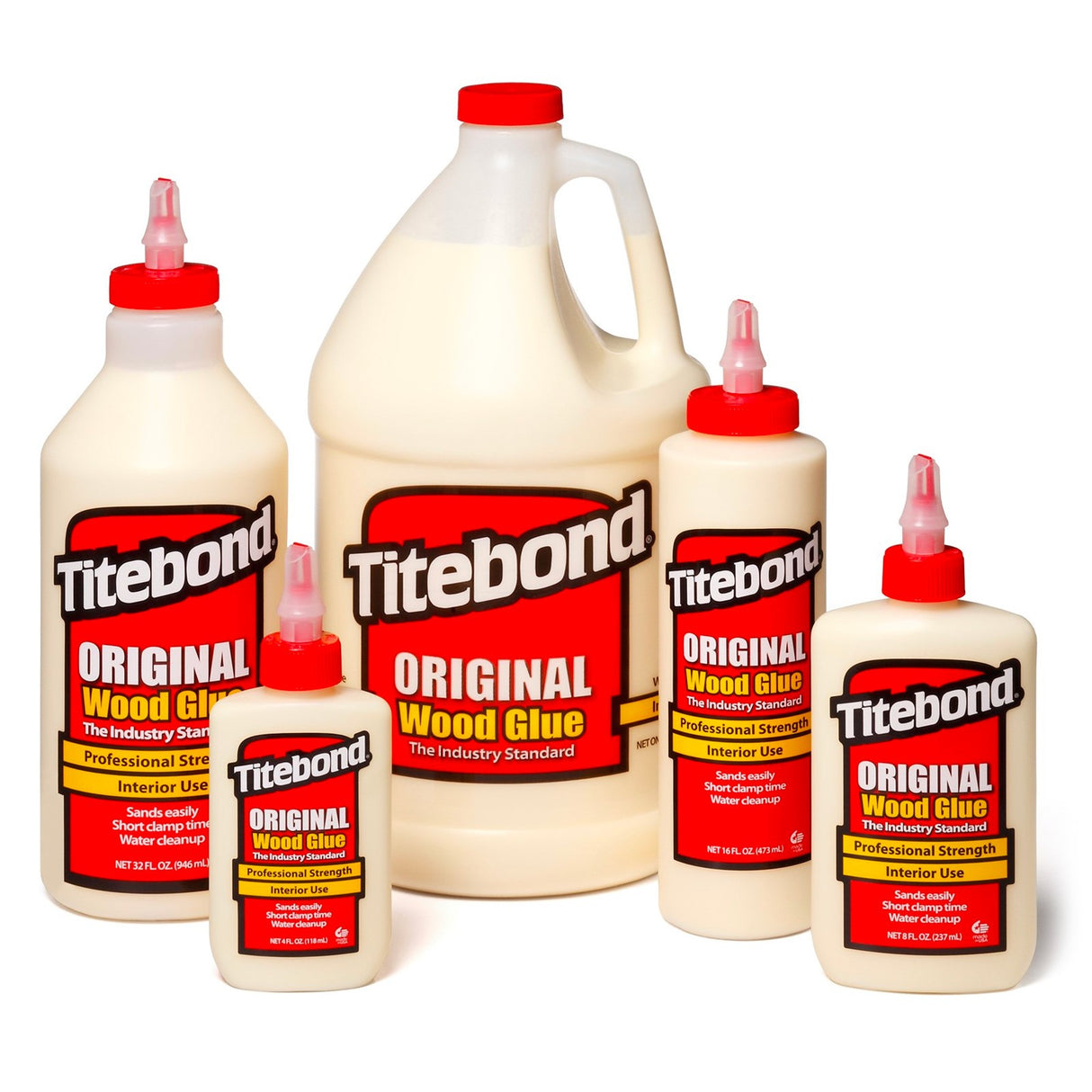 Titebond I Original - Interior Wood Glue Aliphatic Resin PVA Yellow