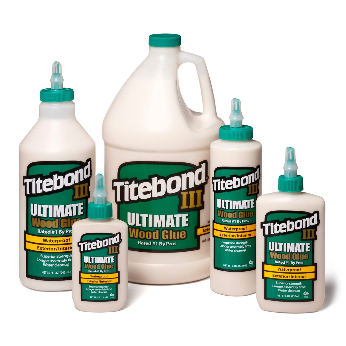 Titebond III - Ultimate Exterior Waterproof Wood Glue PVA Tan