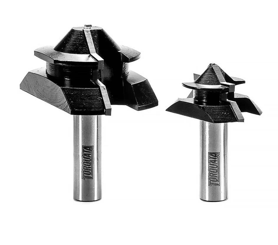 Torquata Lock Mitre Jointing Router Bits - 1/2" Shank