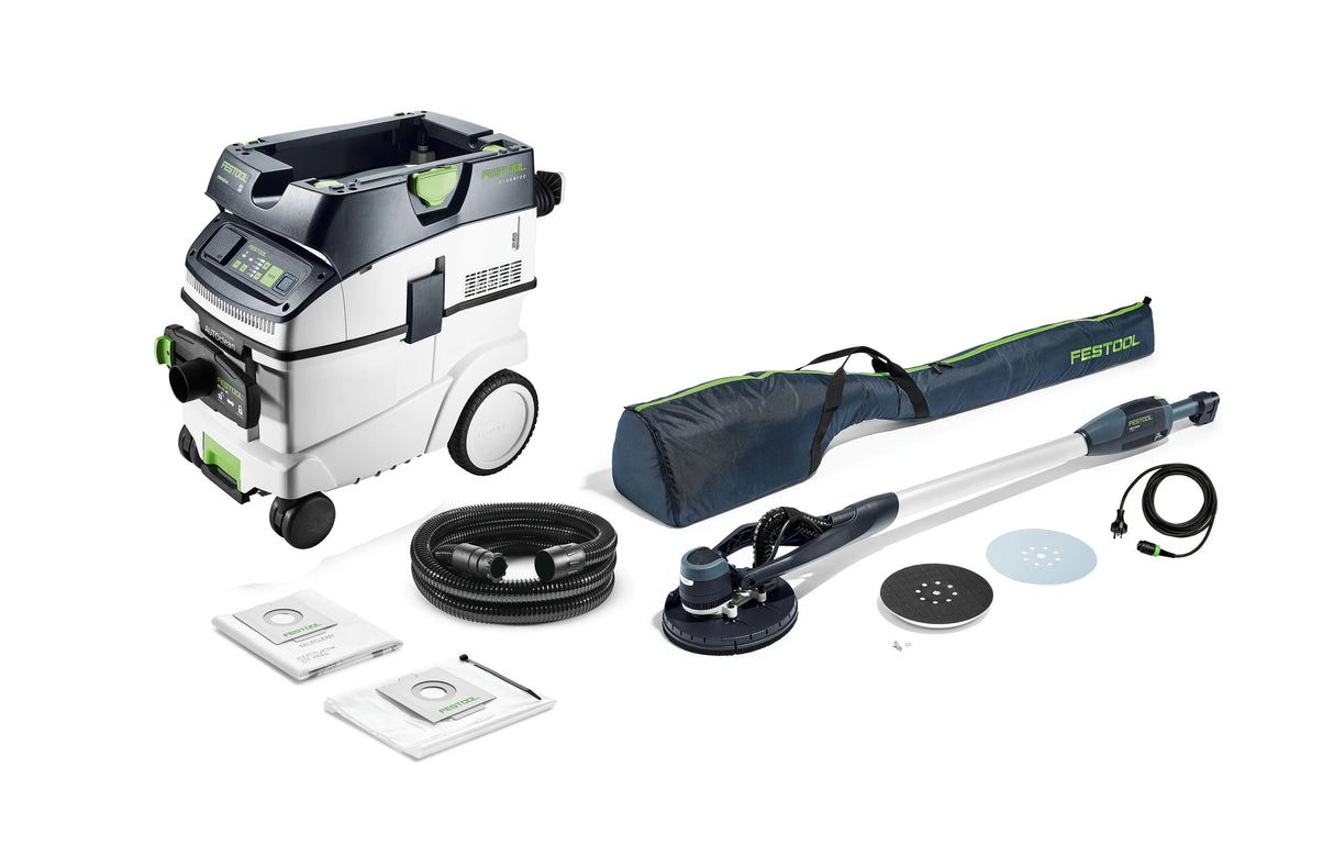 LHS 225 PLANEX Easy 225mm Drywall Sander with M Class Dust Extractor Set - LHS E 225 CTM 36-Set