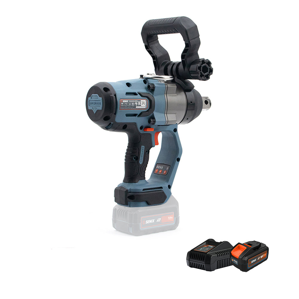 Senix X2 18V 1" 2000Nm Brushless Impact Wrench Kit