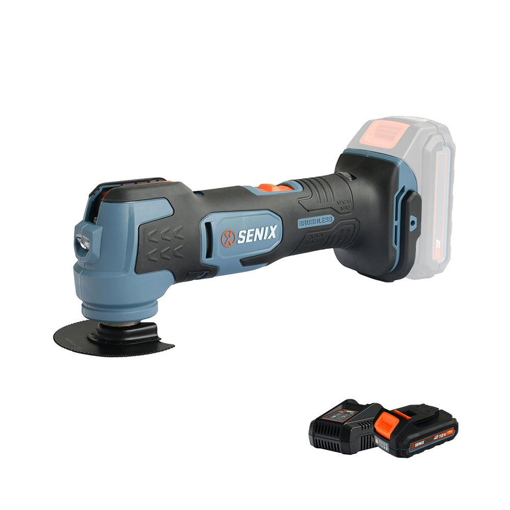 Senix X2 18V Oscillating Multi-Tool Kit