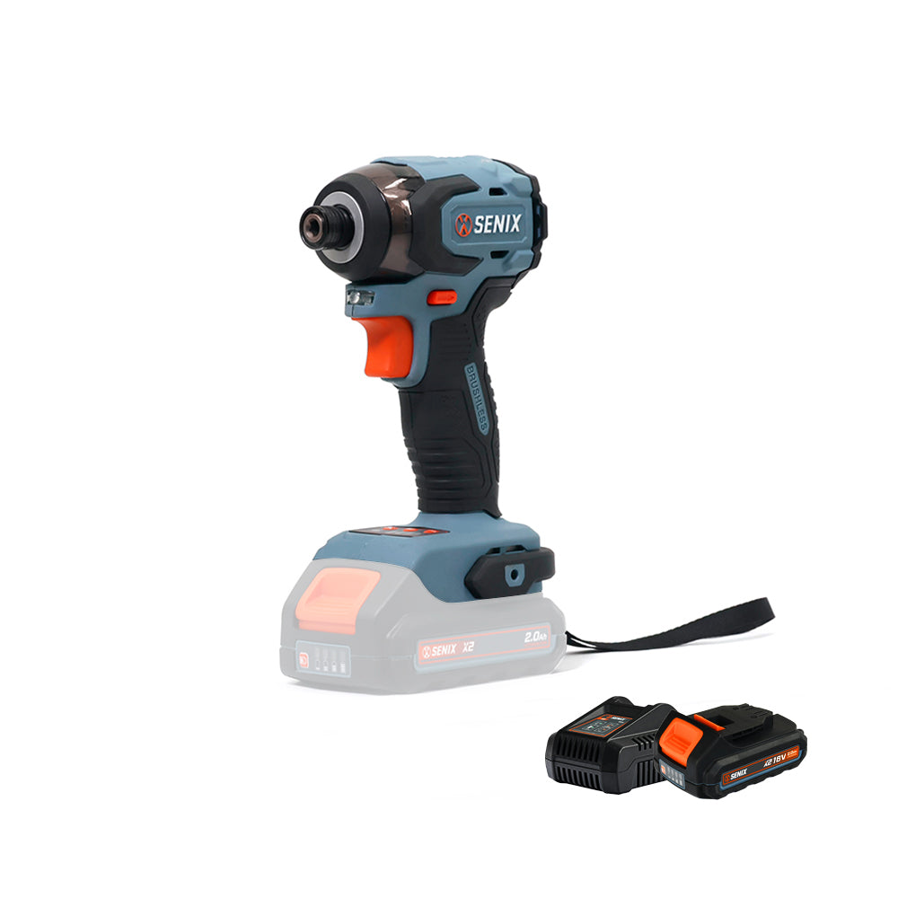 Senix X2 18V Brushless Impact Driver Kit