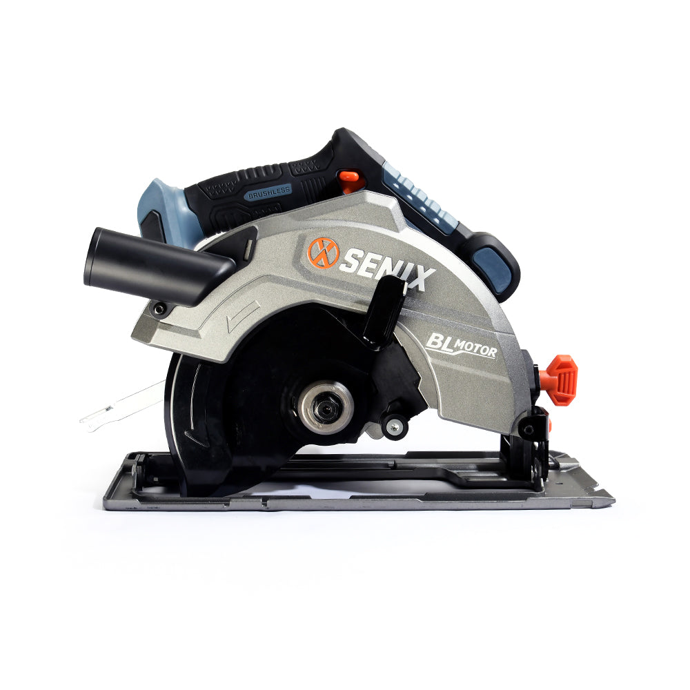 Senix X2 18V Brushless 184mm Circular Saw with Dust Extraction Guard Skin