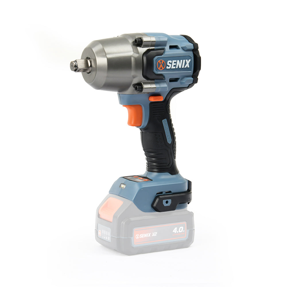 Senix X2 18V 1/2" 750Nm Brushless Impact Wrench Skin