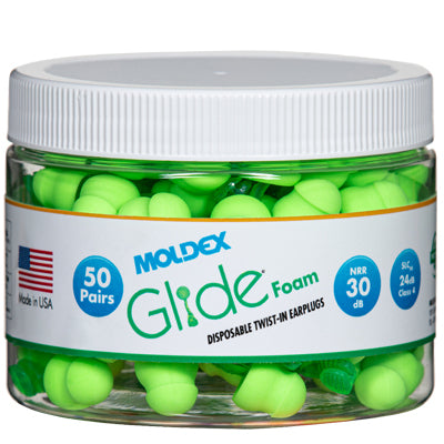 Moldex Glide® 6686 Foam No Roll Twist-In Earplugs – Uncorded 100 plugs/50 pairs