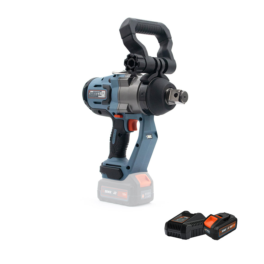 Senix X2 18V 1" 2000Nm Brushless Impact Wrench Kit