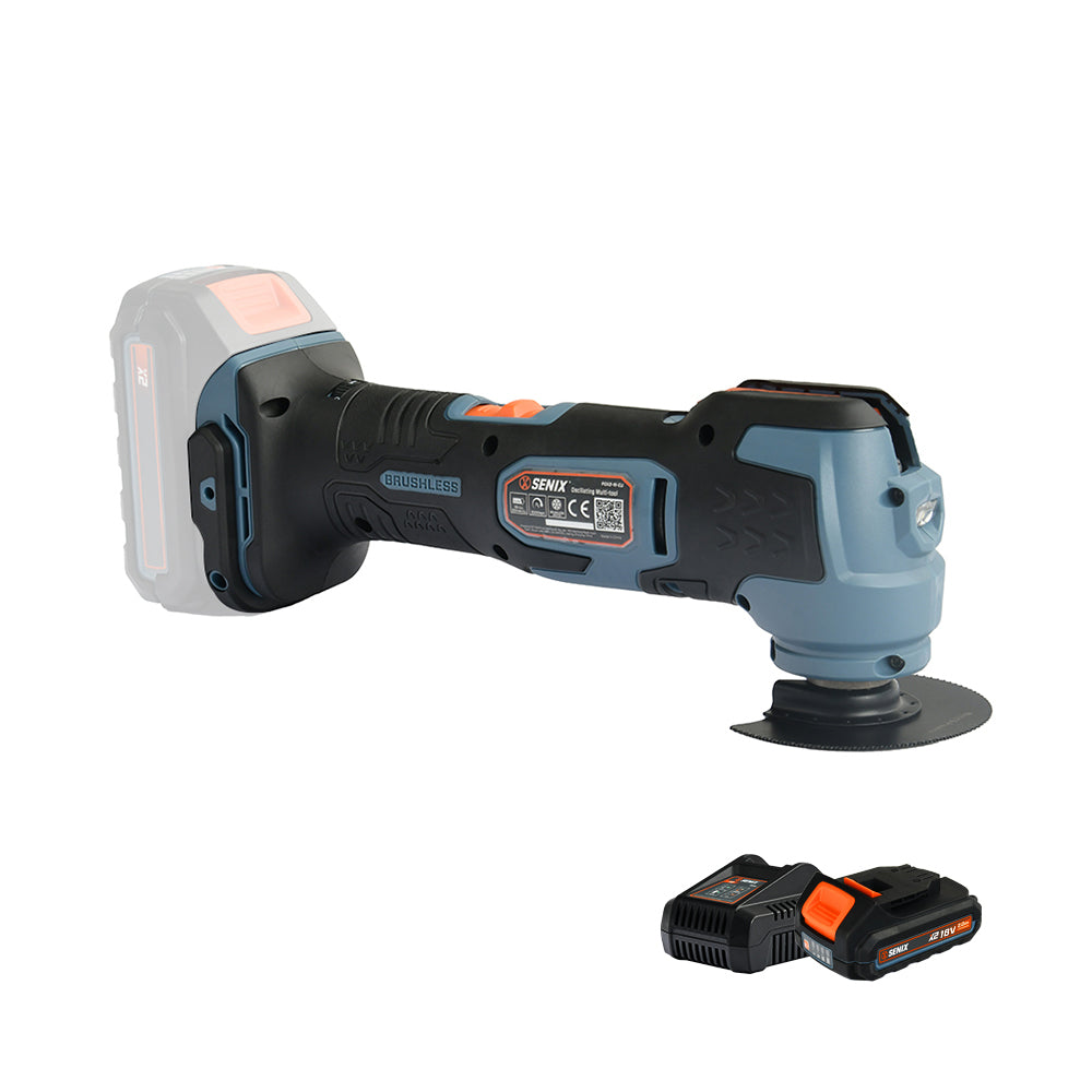 Senix X2 18V Oscillating Multi-Tool Kit