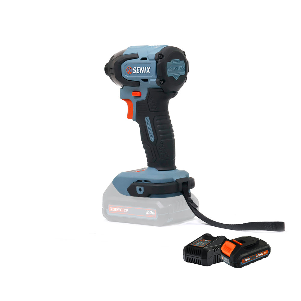 Senix X2 18V Brushless Impact Driver Kit