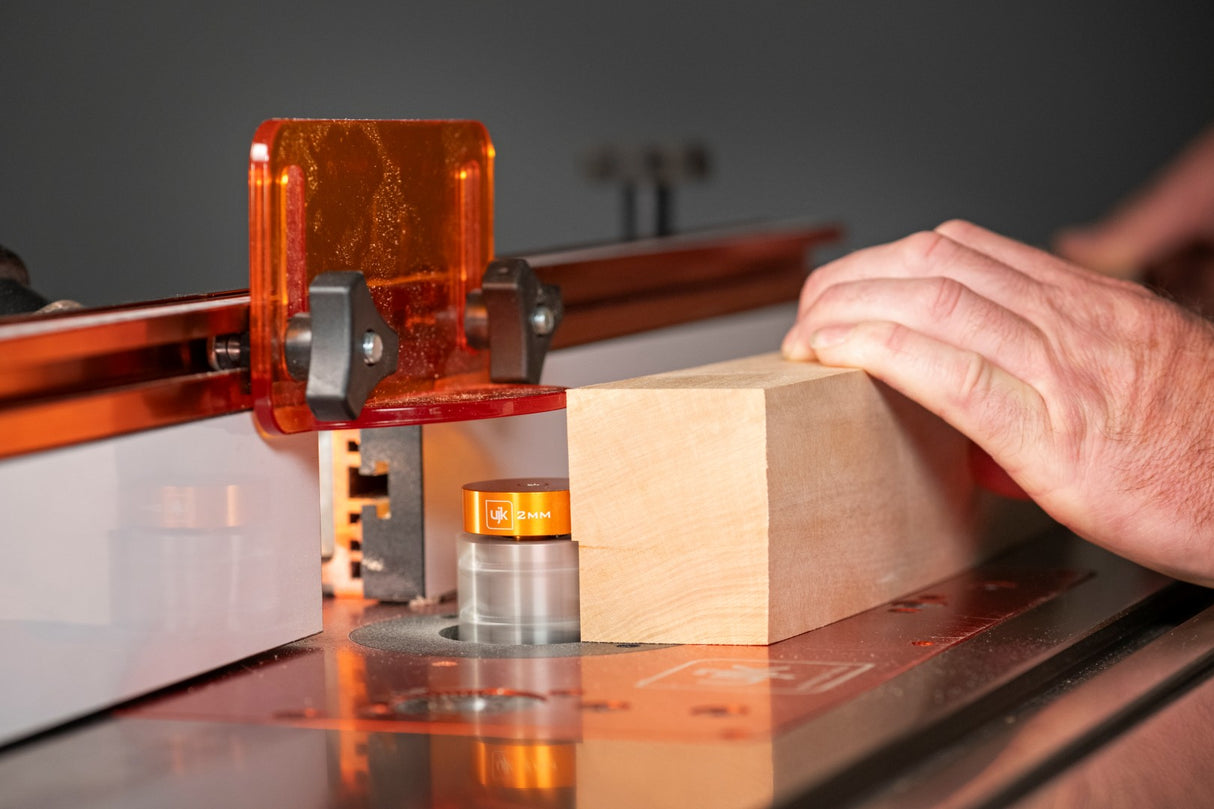 UJK Three Wing Rebate Cutter Metric Collar - 1/2" Shank