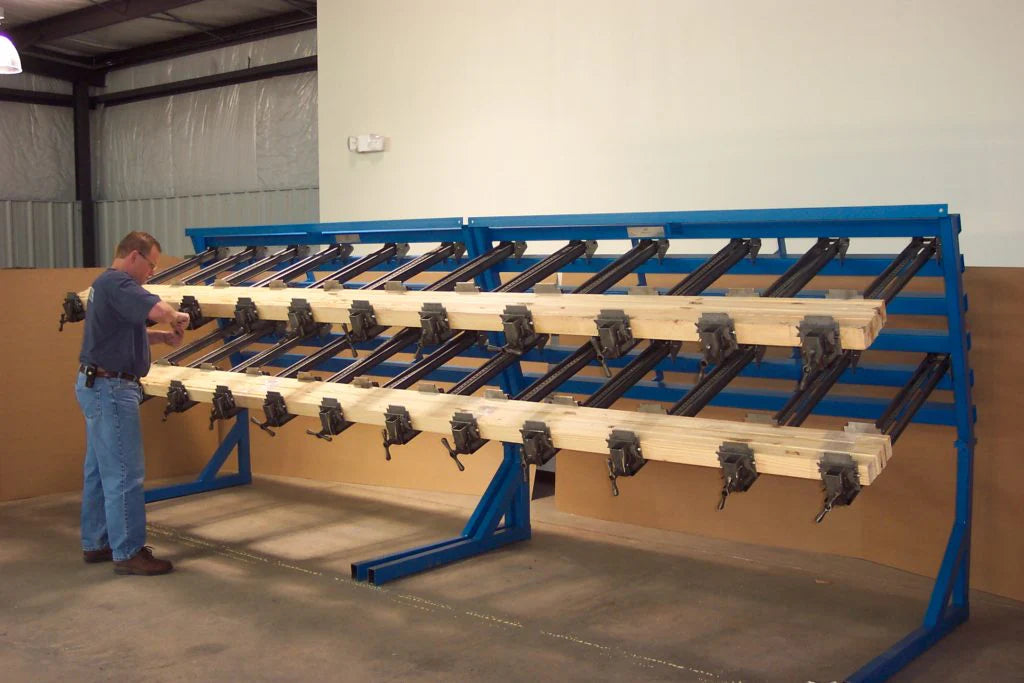 James L Taylor Rail & Post Clamping Rack 4.88m/16' | 36 Clamp System