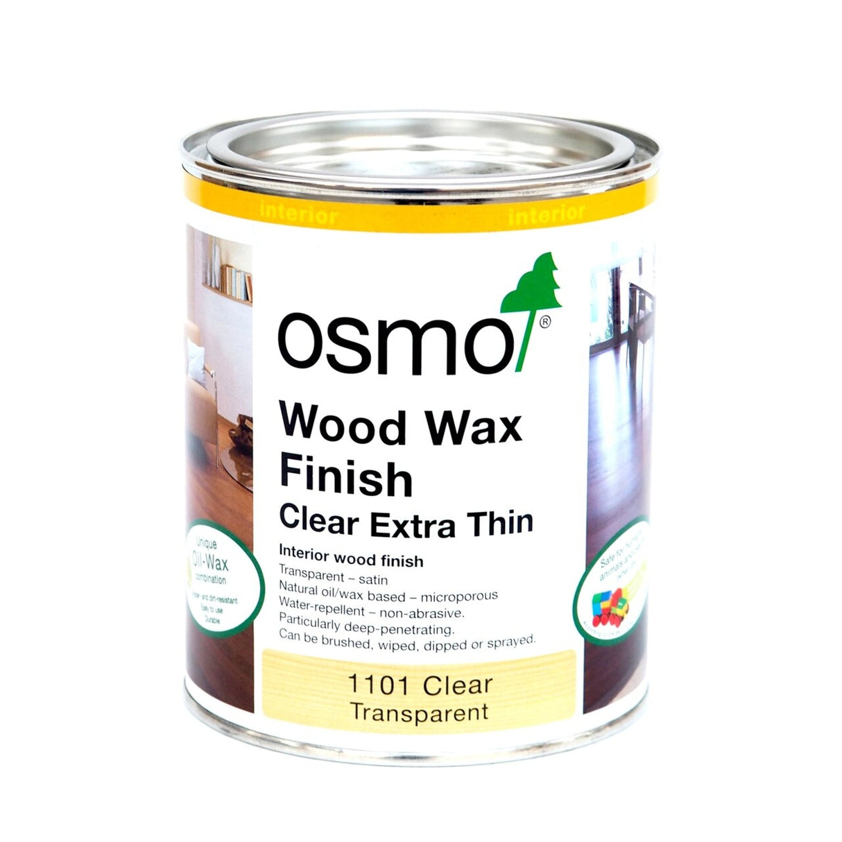 Osmo 1101 Wood Wax Extra Thin | 10L
