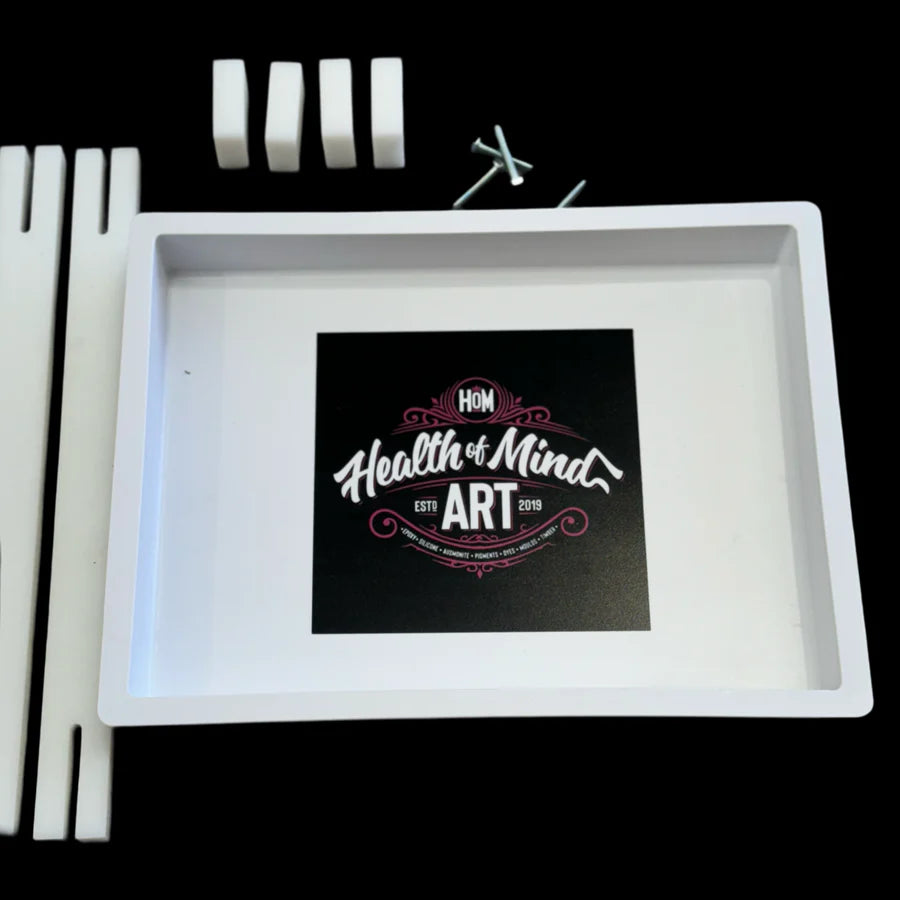 Art Deluxe Single Piece Reusable Large Serving Board Resin Mould 630x430mm | Health of Mind Art