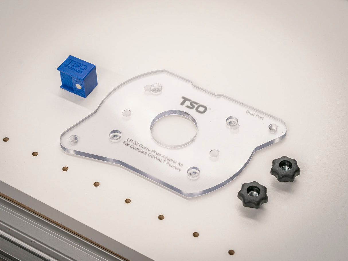TSO Products LR 32 Guide Plate Adapter Kit, DEWALT