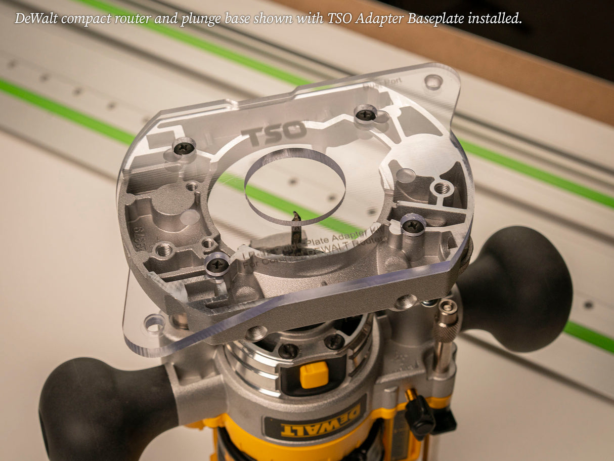 TSO Products LR 32 Guide Plate Adapter Kit, DEWALT