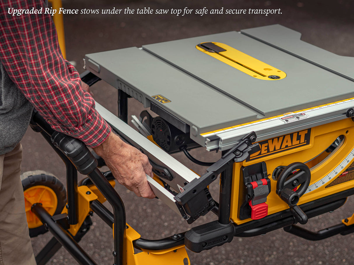 TSO Products Rip Fence with T-Slots for 250mm / 10" DEWALT Jobsite Table Saw (DWE7491-XE / DWE7491RS)