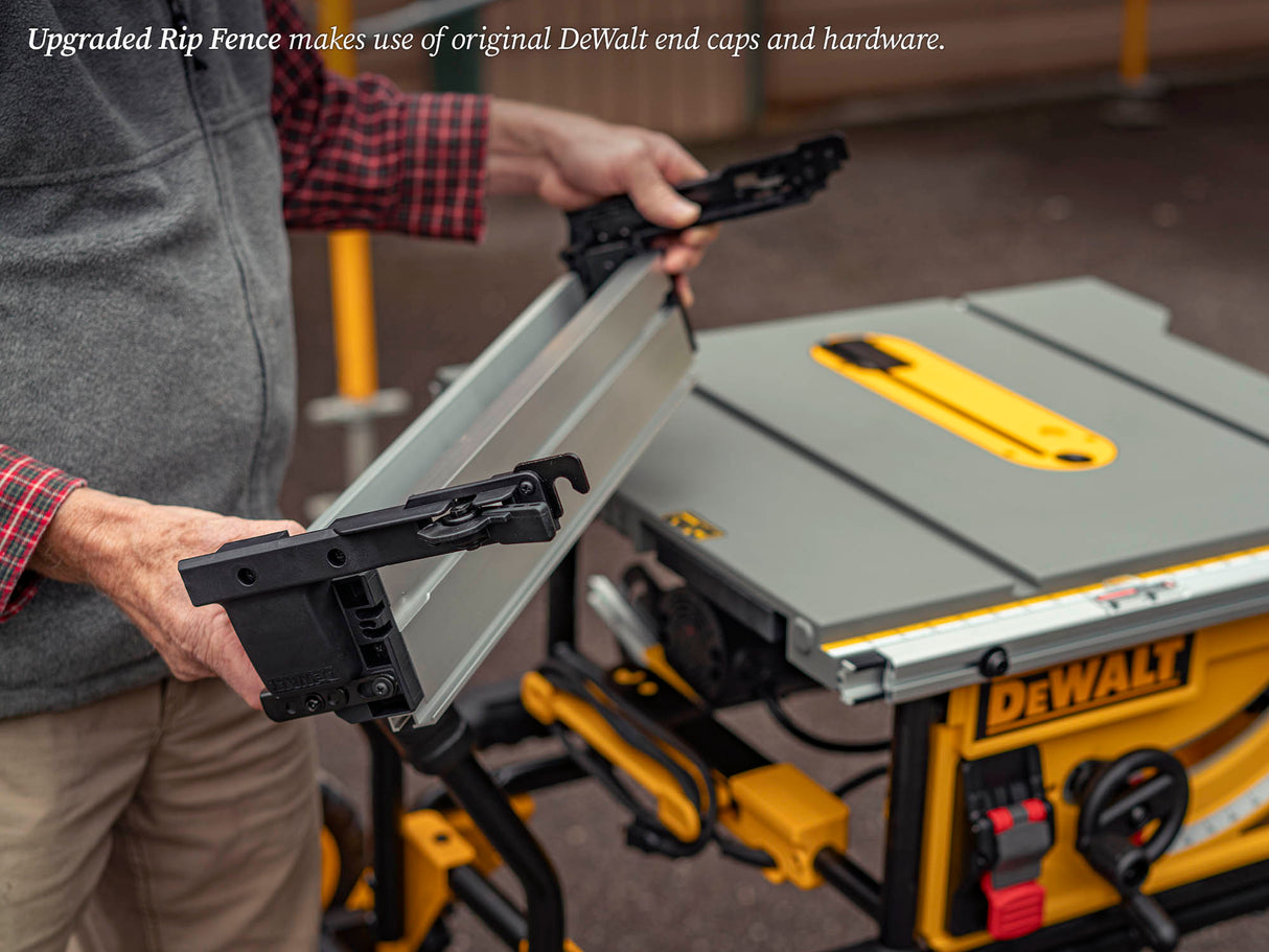 TSO Products Rip Fence with T-Slots for 250mm / 10" DEWALT Jobsite Table Saw (DWE7491-XE / DWE7491RS)