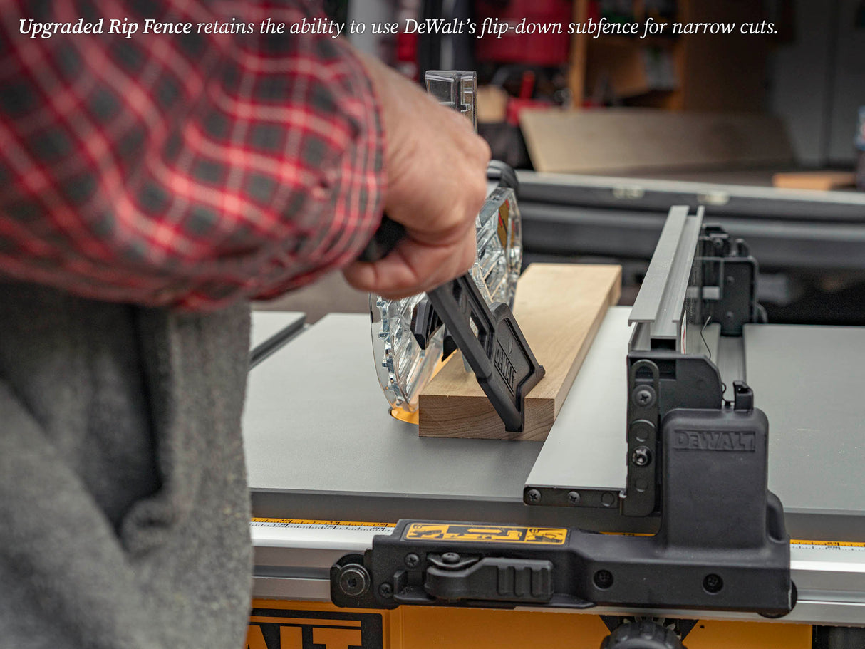 TSO Products Rip Fence with T-Slots for 250mm / 10" DEWALT Jobsite Table Saw (DWE7491-XE / DWE7491RS)