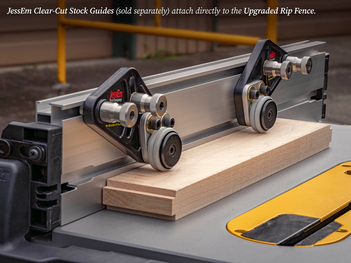 TSO Products Rip Fence with T-Slots for 250mm / 10" DEWALT Jobsite Table Saw (DWE7491-XE / DWE7491RS)