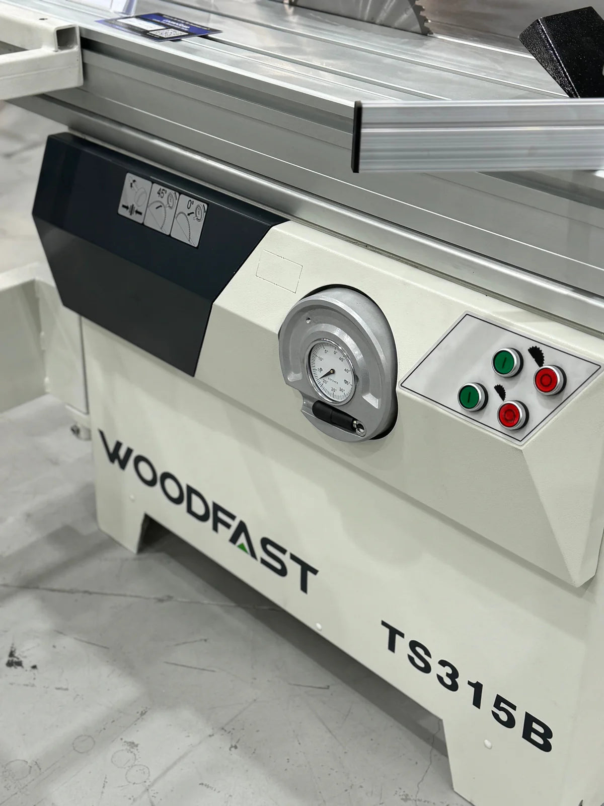 315mm (12") 3HP 1.6m Sliding Table Saw 240V TS315B