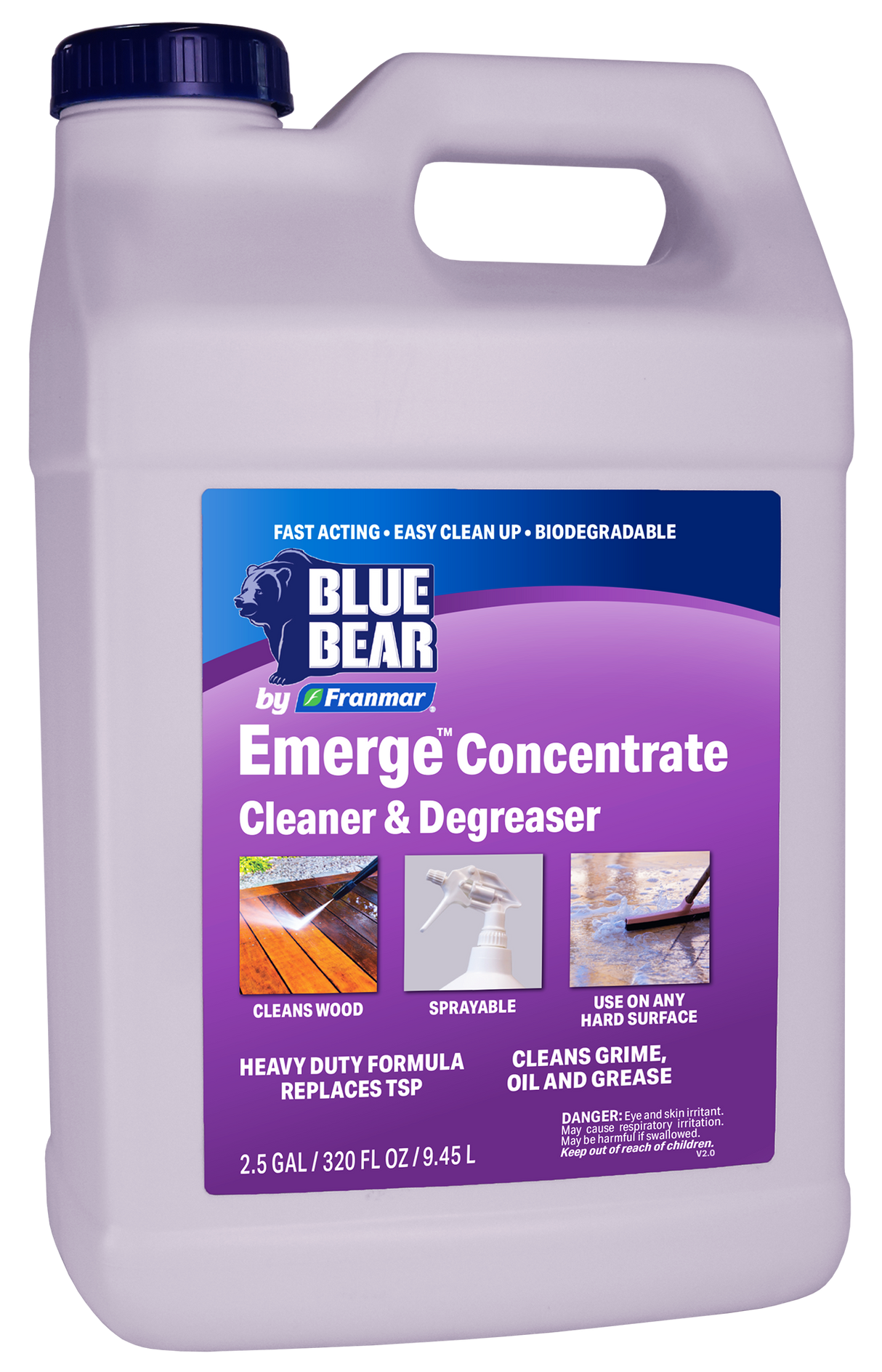 Blue Bear Emerge Concentrate Cleaner and Degreaser