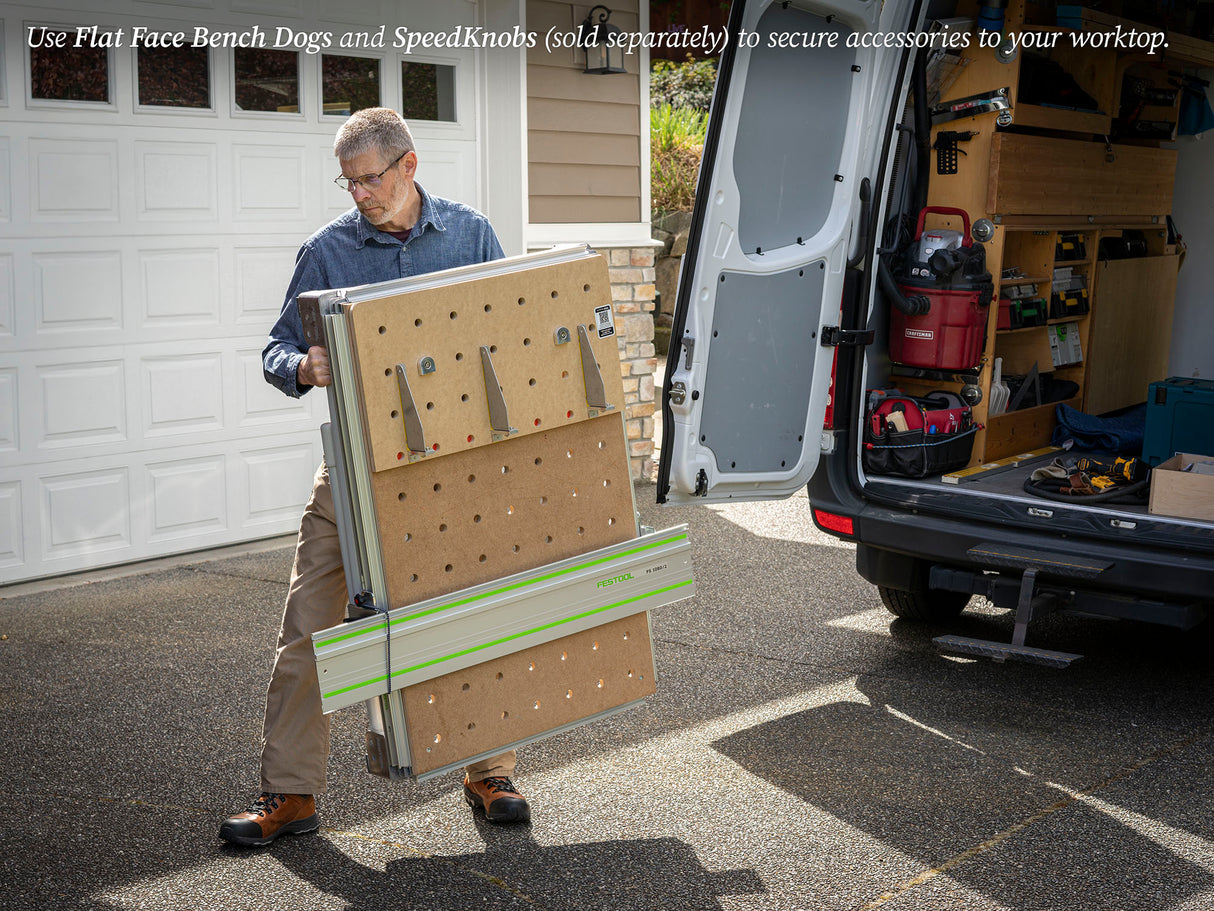 TSO Products Flat Face Bench Dogs - Pair