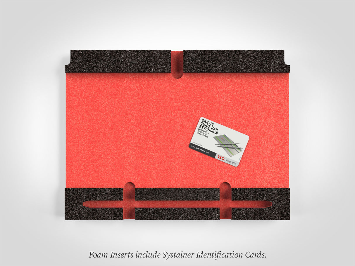 TSO Products Systainer Foam Insert for GRE-13 Guide Rail Extension