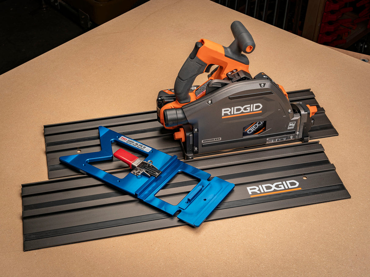 TSO Products GRS-16 PE R Guide Rail Square for AEG/RIDGID Track Saws