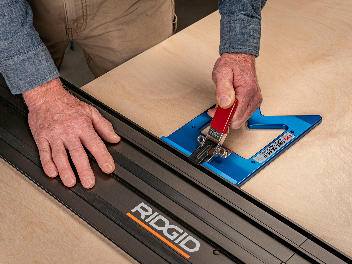 TSO Products GRS-16 PE R Guide Rail Square for AEG/RIDGID Track Saws