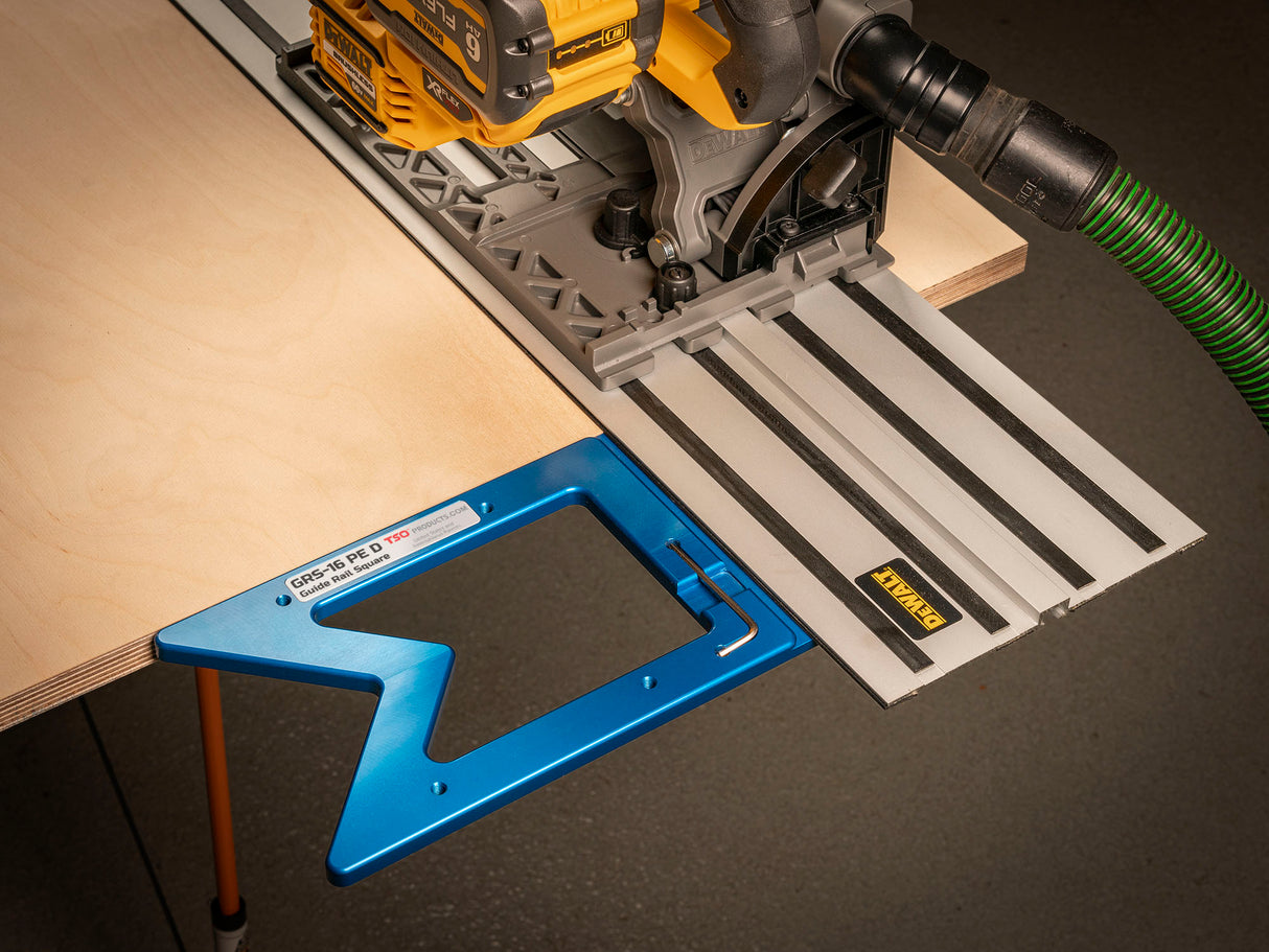 TSO Products GRS-16 PE D Guide Rail Square suits Dewalt