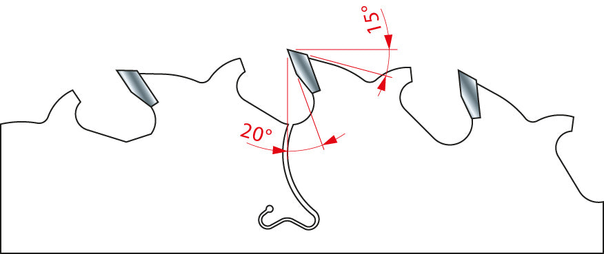 Freud Industrial Rip Cut Circular Saw Blade - 250mm Diameter - 22 Tooth - 30mm Bore - LU1C 0101