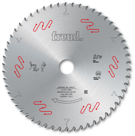 Freud Industrial Thin Kerf General Purpose Circular Saw Blade - 300mm Diameter - 72 Tooth - 30mm Bore - LU1H 1100