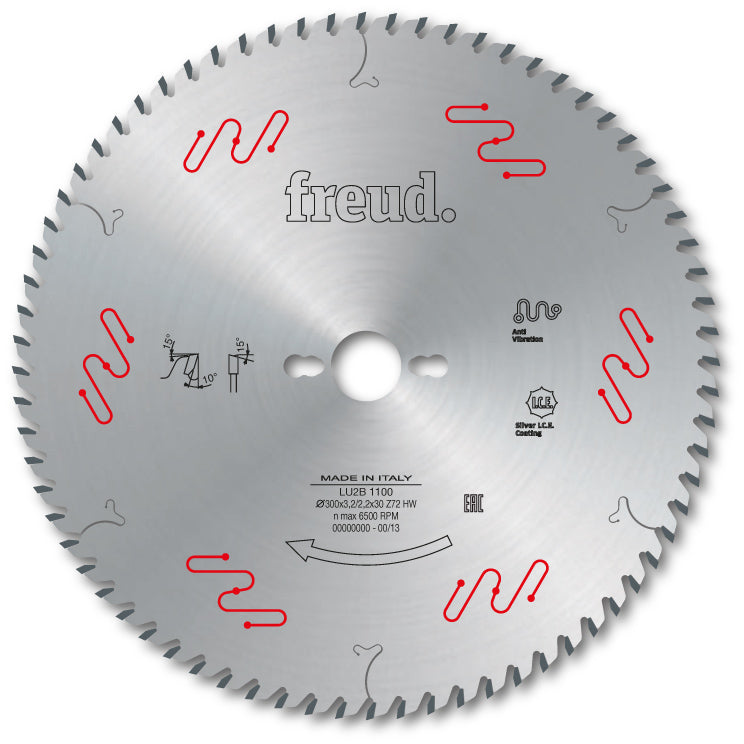 Freud Industrial General Purpose Circular Saw Blade - 250mm Diameter - 60 Tooth - 30mm Bore - LU2B 0700