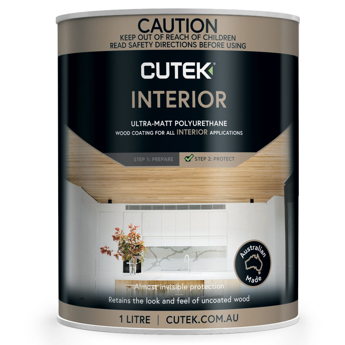 Cutek® Interior Invisible Ultra-Matt Polyurethane 1L